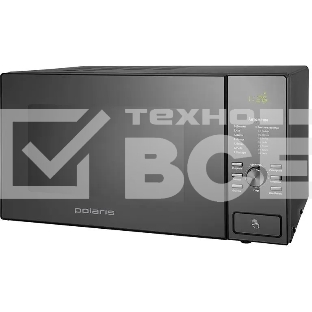 Микроволновая печь Polaris PMO 2303D RUS черный, 23 л, 900 Вт, переключатели- поворотный механизм/кнопки