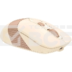 Мышь беспроводная A4Tech Fstyler FG10CS Air бежевый/коричневый оптическая (2000dpi) silent беспроводная USB для ноутбука (4but), фото9