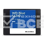 Накопитель SSD WD Blue SA510 WDS400T3B0A, 4000Gb, SATA III, 2.5