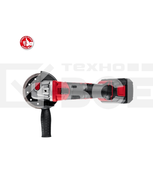 Угловая шлифовальная машина ЗУБР 18В, 1 АКБ (4Ач), в кейсе. УШМ-18-125-41