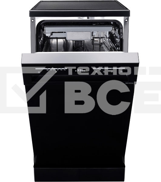 Посудомоечная машина DeLonghi DDWS09S Erea, черный, 45 см