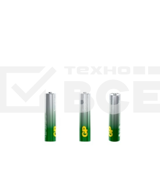 Алкалиновые батарейки GP Super Alkaline G-Tech 24А ААA - 40 шт. в пленке