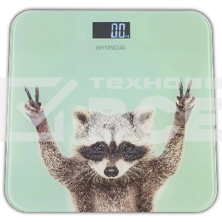 Весы напольные электронные Hyundai H-BS03589 макс. 180 кг, мятный