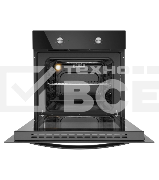 Духовой шкаф электрический встраиваемый HOMSair OES660BK01 чёрный