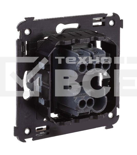 Переключатель одноклавишный DKC Avanti 4412113 'Черный матовый'