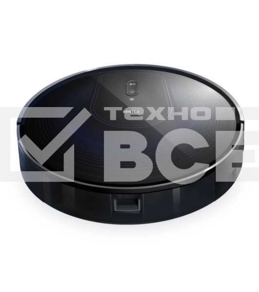 Робот-пылесос Centek CT-2720 черный/синий, 2600 мAч Li-Ion, уборка сухая/влажная, пылесборник контейнер 0.68 л