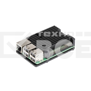 Корпус ACD RA460 Black Metal Aluminum Case for Raspberry Pi 3B/3B+