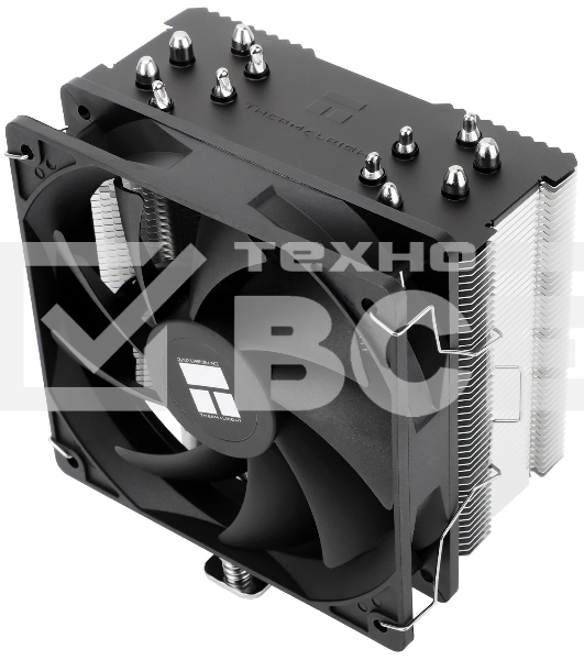 Кулер для процессора Thermalright Burst Assassin 120 SE черный/серебристый (4-pin PWM, 148mm, Al/Cu, 6x6mm, 1x120mm, 66.17CFM, 25.6dBA, 1550RPM, S: 1851/1700/1200/115X, AM5/AM4)