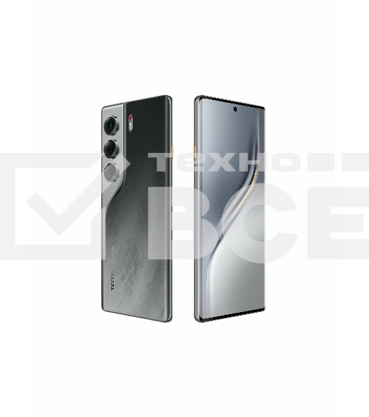 Смартфон Tecno Camon 40 Pro 5G CM7, 12/256Gb, черный (+Tecno SC02 black)