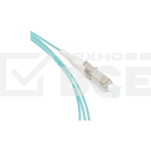 Пигтейл Cabeus, LC, OM3 50/125, 1,5м, бежевый хвостовик, бирюзовый