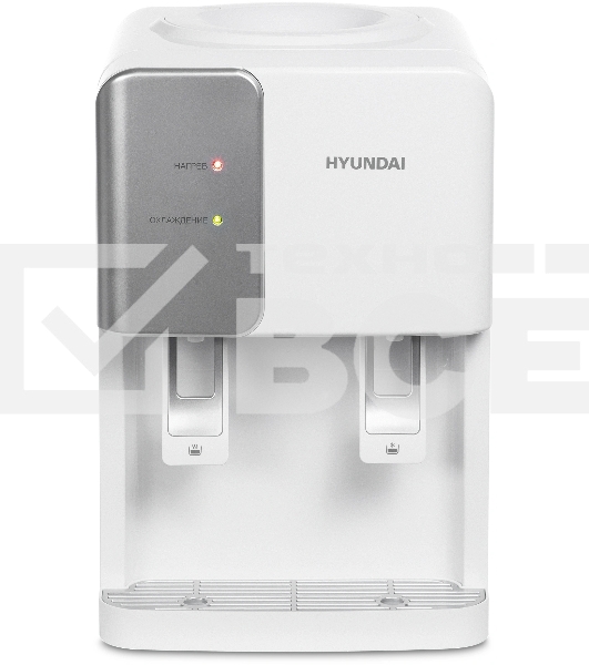 Кулер Hyundai H-WD139E настольный электронный белый