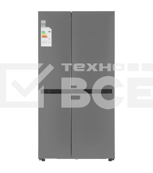 Холодильник LG GC-B257KMHW серебристый двухкамерный 422/206 л., морозилка сбоку, No Frost, Side by Side