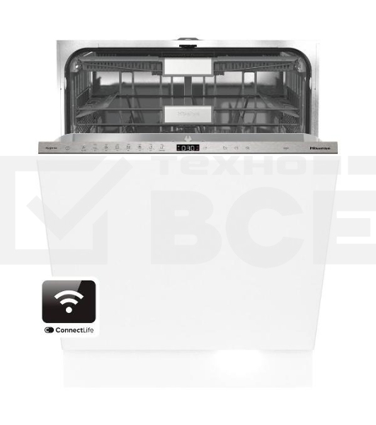 Посудомоечная машина Hisense HV693C60AD нержавеющая сталь/белый