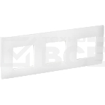 Рамка 3-ая SK-F03W IEK SKANDY Арктический белый, фото 1