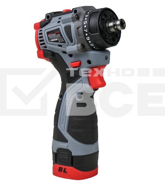 Дрель-шуруповерт аккумуляторная бесщеточная Комби ProfiPower BL-161C (16В, 40Нм, Li-ion 2шт, 2.0А·ч, 2 скорости, 0.8-10мм, З/У, в кейсе)