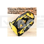 Сумка для инструментов каркасная с жестким пластиковым дном Deli DL586111 7 карманов, без плечевого ремня, ткань Оксфорд 600D, фото2