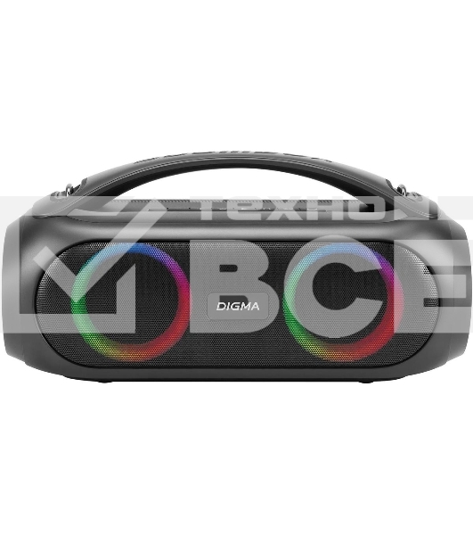 Колонка портатитвная Digma D-PS1530 черный/черный 50W 2.1 BT 10м 3000mAh (SP1530B)