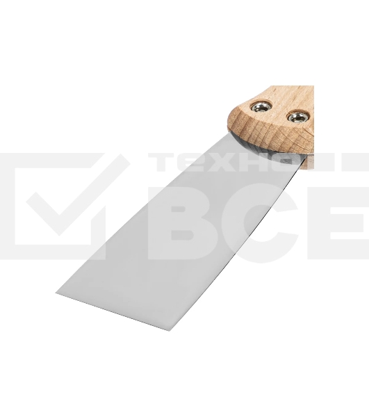 Шпательная лопатка Matrix из нержавеющей стали, 40 мм, буковая рукоятка, EFP