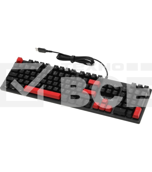 Клавиатура A4Tech Bloody S510R механическая черный USB for gamer LED