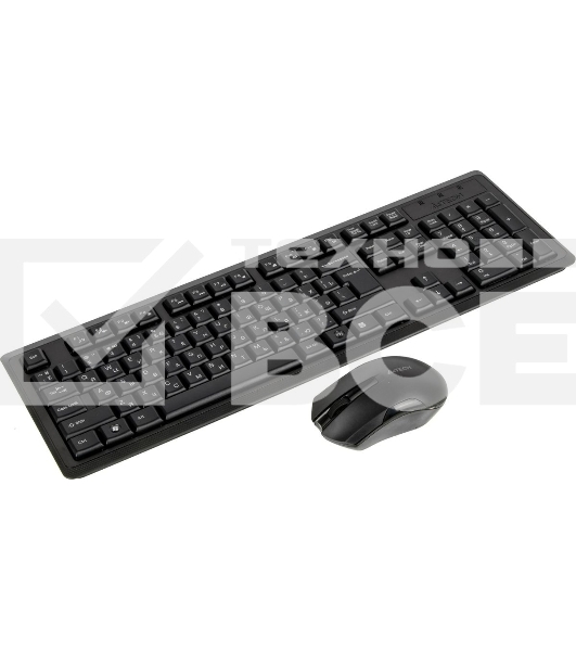 Комплект клавиатура+мышь A4Tech 4200N беспроводной, USB, 1000 DPI, чёрный