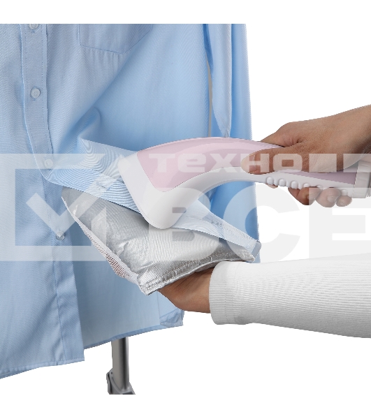 Отпариватель Galaxy Line GL 6216 белый/розовый, 2200 Вт, 46 г/мин, 1700 мл