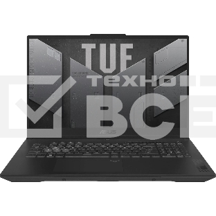Ноутбук ASUS TUF Gaming FA707NUG-HX182/17.3'/IPS/AMD Ryzen 7 7445HS/16Gb/512Gb SSD/NVIDIA GeForce RTX 4050 6Gb/Windows 11 Pro/серый/2.6kg