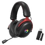Гарнитура Marvo HG9076W Tactic X Pro чёрный, беспроводная + проводная, радиоканал, до 12 ч, подсветка, совместимость с PS5, Xbox, фото2