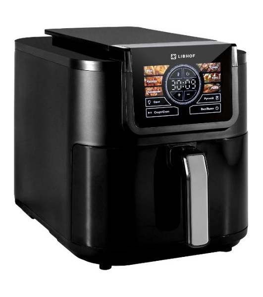 Аэрогриль Libhof AFB-08 черный, 1700 Вт, 8 л, сенсор, 6 программ