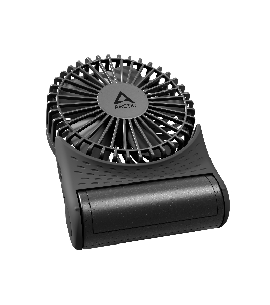 Вентилятор Arctic Cooling Arctic Summair 2Go черный, настольный, 5 Вт, бесступенчатая регулировка, 9.1 см