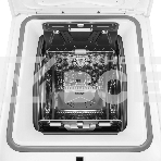 Стиральная машина Maunfeld MFWM128WH белый, загрузка  вертикальная 7,5 кг, 1200 об/мин., класс: А+++, фото24