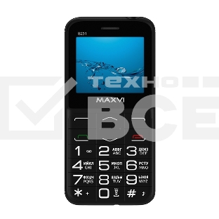Мобильный телефон Maxvi B231 black