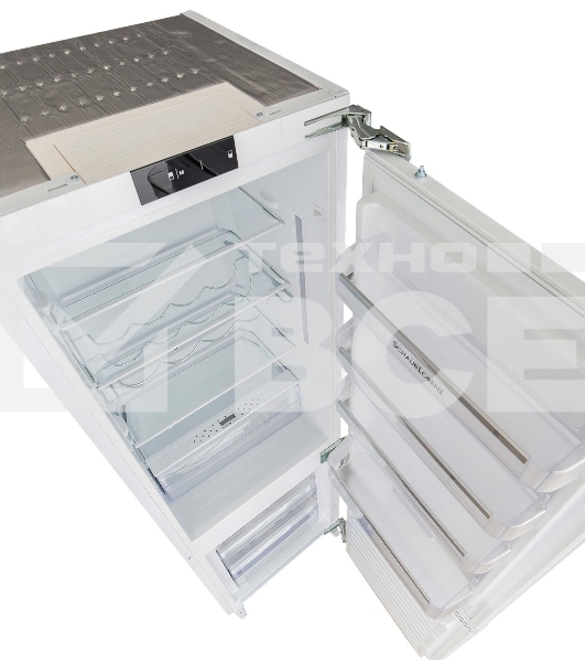 Холодильник Schaub Lorenz SLU E235W5 BUILT-IN белый двухкамерный 180/63 л морозилка снизу, капельная
