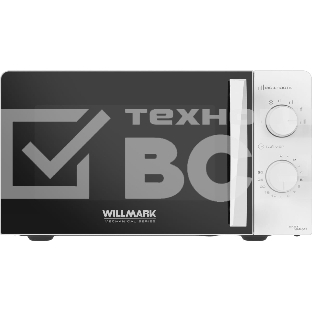 Микроволновая печь Willmark WMO-201MW (20л, 700Вт, механич.ПУ, ручка д/л откр.дв.,6 ур.мощн., белая)