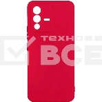 Чехол (клип-кейс) DF vCase-07 для Vivo V23 красный, фото 1