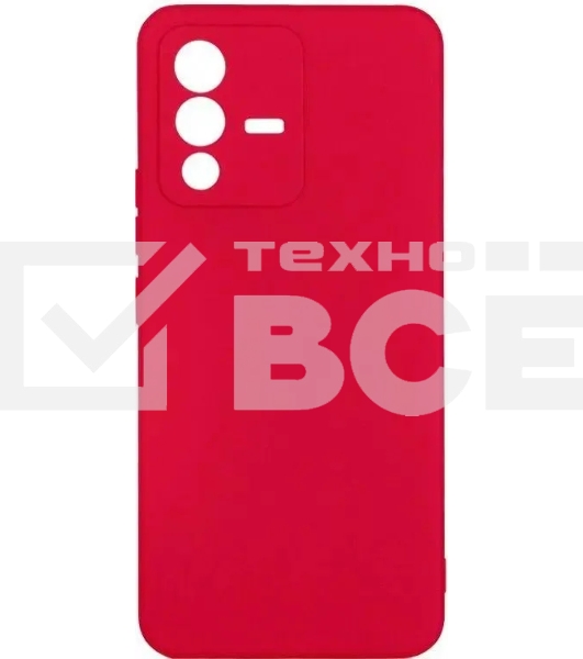 Чехол (клип-кейс) DF vCase-07 для Vivo V23 красный