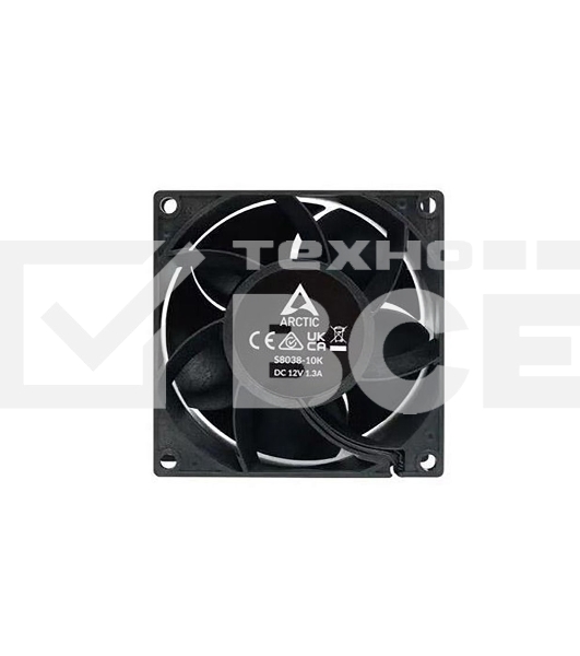 Комплект вентиляторов для корпуса Arctic S8038-10K (4 Pack) черный, 80 мм, 10000 об/мин, 4 pin