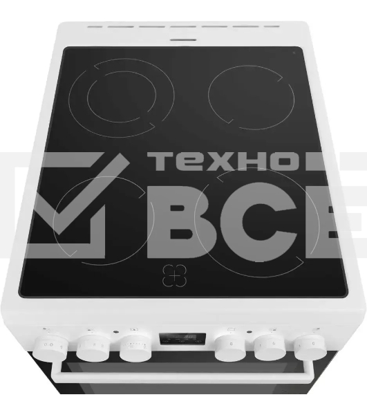 Плита электрическая Maunfeld MEC57CW08TD белый, конфорок 4 шт, духовка 59 л, 50 см x 85 см x 60 см