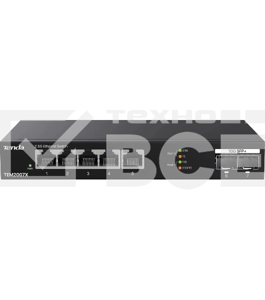 Коммутатор TENDA TEM2007X 5PORT 1000M 2SFP+