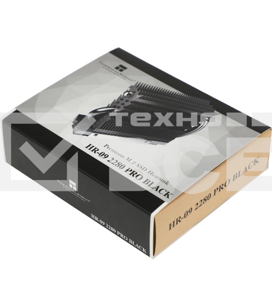 Радиатор для SSD Thermalright HR-09 2280 Pro черный/черный алюминий Ret (HR-09-2280-PRO-BL)