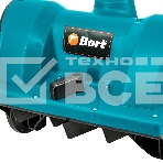 Снегоуборщик аккумуляторный Bort BSF-31 (АКБ 18V Li-Ion, Ширина захвата 30 см, Высота захвата 15 см, Дальность выброса 0,5 м Вес 4 кг, 1х 4Ач АКБ и ЗУ), фото6