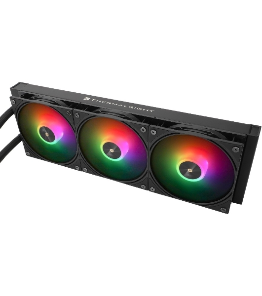 Система жидкостного охлаждения Thermalright Frozen Warframe 360 ARGB Soc-AM5/AM4/1200/1700/1851 черный 4-pin 29.8dB Al LCD Ret (F-WFRAME-360-BL-ARGB)