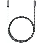 Кабель Satechi ST-U4C25M USB Type-C - USB Type-C 0.25м для зарядки и передачи данных (до 100W), серый космос, фото 1