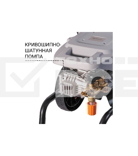 Мойка высокого давления Bort KEX-2800 2500 Вт, максимальное давление 125 бар, рабочее давление 105 бар, 12 л/мин, 23 кг, набор аксессуаров 10шт