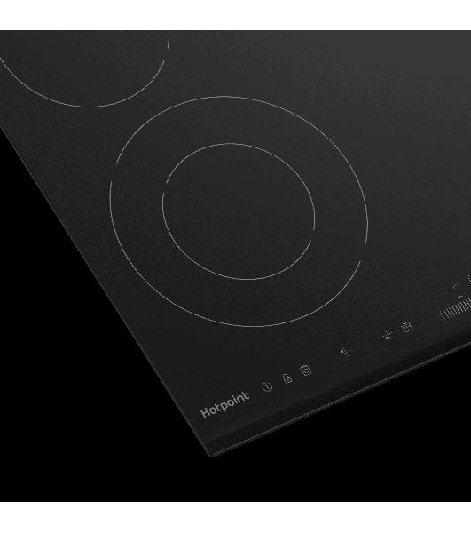 Электрическая варочная поверхность Hotpoint HR 6T5 B S, независимая, черный