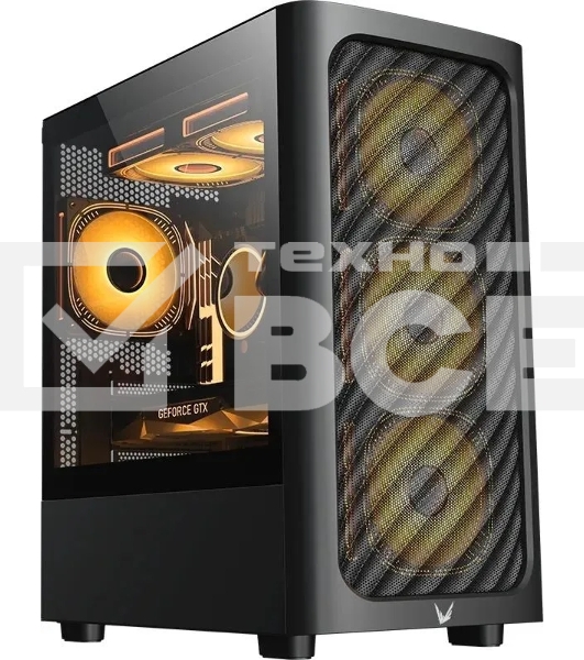 Корпус Aerocool / Formula Air Mesh G3 черный без БП mATX 4x120mm 2x140mm 2xUSB3.0 audio bott PSU