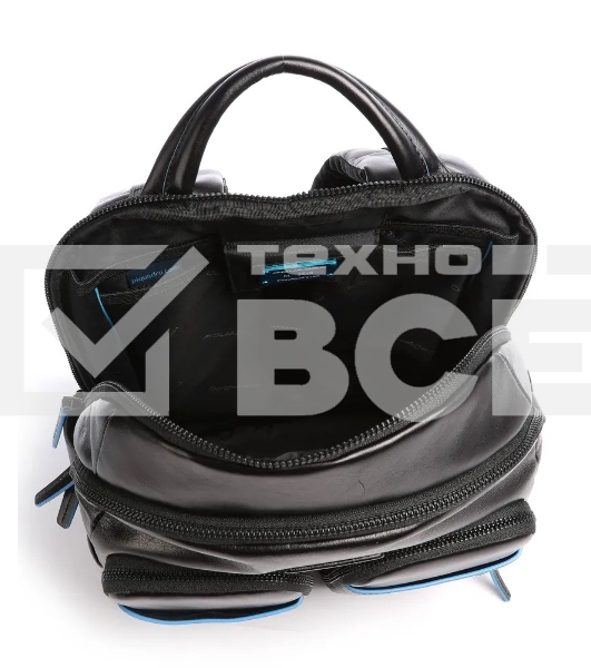 Рюкзак мужской Piquadro Blue Square CA5574B2V/N черный натур.кожа