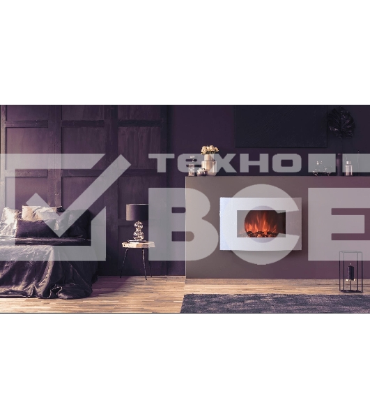 Электрокамин Electrolux EFP/W-1200URLS, белый, 2000 Вт, 25 м2, термостат, пульт д/у