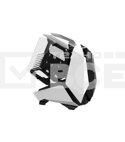 Корпус без блока питания JONSBO MOD-5, Full-Tower, TG, no fans, 2xUSB-A 3.0 + 1xUSB-C 3.2, ATX, mATX, mITX White
