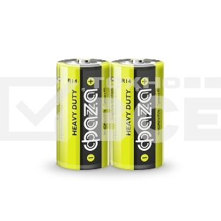 Элемент питания солевой R14 Heavy Duty Shrink-2 (уп.2шт) ФАZА 4895205002234, 1.5 В