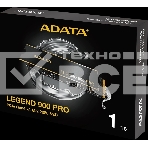 Накопитель SSD ADATA LEGEND 1Tb 900 PRO, M.2(22x80mm), NVMe 1.4, PCIe 4.0 x4, 3D NAND, R/W 7400/6000MB/s, IOPs н.д./н.д., TBW 600, DWPD 0.3 (5 лет), фото2